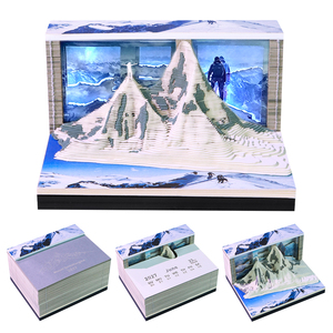 Bloc de Notas de Papel con Diseño del Monte Everest 2027, Calendario de Expedición, Bloc de Notas de Aventura para Escritorio - Product Image 1
