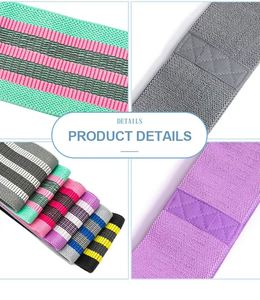 Bande de Résistance Élastique Personnalisée avec LOGO de Haute Qualité, Idéale pour la Gym, la Perte de Poids et le Rehaussement des Fessiers - Product Image 3