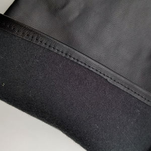 Mujeres musulmanas Mano negra Deporte de invierno Trabajo Conducción Golf Guantes de moda personalizados de cuero largo - Product Image 6