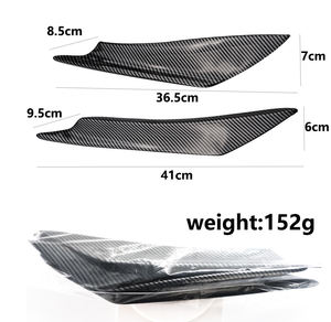 Ailerons de spoiler avant universels en PVC, protection, EVO Spoiler Canards, lot de 4 pièces - Product Image 4