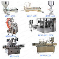 Machine de conditionnement semi-automatique de détergent liquide de miel pour sauce shampooing Sachet de jus de savon à l'huile comestible Remplisseur d'emballage de confiture visqueuse