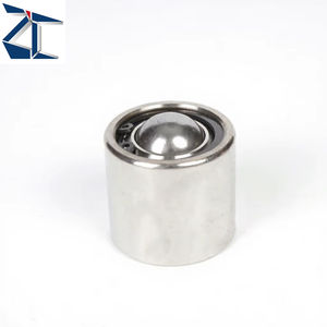 ZCKSH-10 Universelles Schwenk-Kugellager Zylindrisches Kugellager Stahlkugelrad Stoßdämpfendes Bullseye-Rad Kugelrolle - Product Image 1