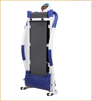 Tapis roulant pliable mini portable pour la remise en forme, machine à marcher, tapis roulants électriques légers avec verrouillage de sécurité