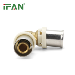 Raccords de presse en laiton IFAN 16 18 <span class=keywords><strong>20</strong></span> 25 26 32mm <span class=keywords><strong>Raccord</strong></span> PEX Al Raccords de presse composites multicouches - Product Image 3
