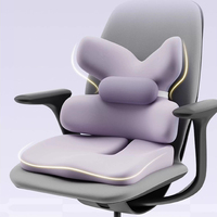 Coussin lombaire ergonomique SUREWALHOME Butterfly pour chaise de bureau et voiture, coussin lombaire pour longues périodes assises