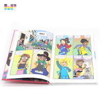 Impression de livres de bandes dessinées personnalisés de haute qualité en couleur pleine page avec couverture rigide