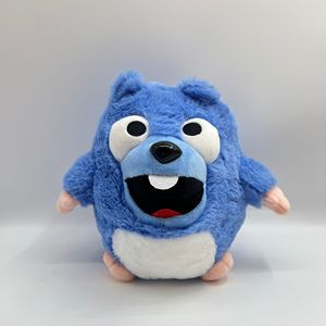 Grizzy Lemmings Plush Toys Small And Large Mouth Blue Anime <b>Dolls</b> For Kids 2 4 Years Unisex Gift - Product Image 2