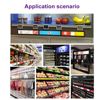 Écran LED numérique intelligent Android 11 ultra-large de 39,5 pouces, barre LED couleur pleine, 1920x560 pixels, signalisation numérique pour la publicité