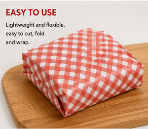 <b>Red</b> Checkered Wax Coated Disposable Virgin Tissue <b>Paper</b> Single Side Waterproof Oilproof Food Packaging - Product Image 4