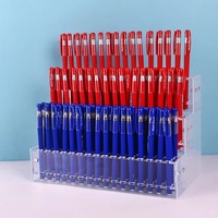 Transparent Acrylique Maquillage Brosse Rack Organisateur En Plastique Transparent Porte-Stylo Crayon De Stockage Présentoir pour Bureau pour La Publicité