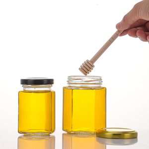 Tùy Chỉnh Nhãn 45Ml 60Ml 85Ml 120Ml 180Ml Mini Hình Lục Giác Thủy Tinh Mật Ong Mứt Lọ Rỗng Nhỏ Hình Lục Giác Gia Vị Với Nắp Kim Loại - Product Image 6