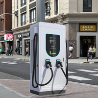 Chargeur DC EV à écran tactile de 10 pouces Station de charge de voiture de véhicule électrique Terminal POS 120kw Normes de charge CCS de puissance de sortie