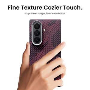 Nuevo producto Línea fina para funda de teléfono móvil Kevlar para Samsung Z Fold7 Fibra de carbono real con función magnética - Product Image 6