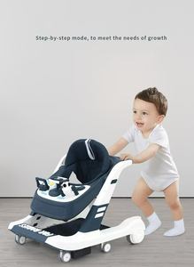 Déambulateurs Vert Foncé pour <span class=keywords><strong>Bébé</strong></span> avec Siège Entièrement Rembourré et Freins à Roues Silencieuses, Aide à la Marche pour Nourrisson Vente en Gros Usine - Product Image 3