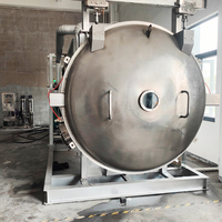 Hoogwaardige automatische multifunctionele 304 roestvrijstalen vacuümvriesdroogmachine voor fruit- en voedselverwerking