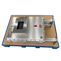 Boîtier de commande antidéflagrant OEM à prix d'usine, en acier inoxydable SS316L, écran tactile IP66 Exdb IIB T4 Gb pour l'industrie pétrolière et gazière
