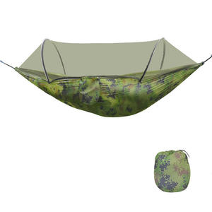 <span class=keywords><strong>Hamac</strong></span> de voyage portable en nylon 210T personnalisé avec <span class=keywords><strong>moustiquaire</strong></span>, capacité 300 kg pour 1 personne, 2,6 m, idéal pour le camping et les voyages à petit prix - Product Image 1
