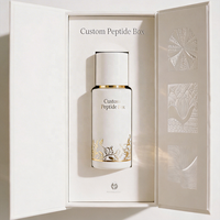 Boîtes rigides haut de gamme personnalisées avec estampage à chaud et fermeture magnétique pour les ensembles cosmétiques de collagène et de peptides