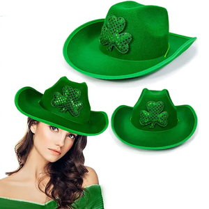 Irish St. Saint <span class=keywords><strong>Patrick</strong></span>'S Lucky Day Festival decorazioni per feste accessori cappello verde per la mostra di gioielli di San <span class=keywords><strong>Patrick</strong></span> - Product Image 2