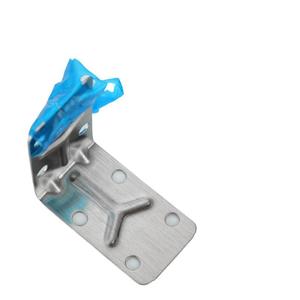 Stainless Steel Corner <b>Bracket</b> 3050 <b>White</b> Powder Coated 90 Degree Shelf Connector Bathroom Support Durable One Piece Molding - Product Image 3