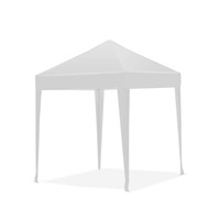 Carpa Gazebo Resistente de 2x2m, Personalizable para Publicidad Interior/Exterior, Plegable, de Tela de Poliéster Impermeable