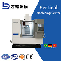 Centro de Mecanizado Vertical Vmc850, Sistema de Control CNC GSK, Cono de Husillo BT40, 4 Husillos, Capacidad para 24 Herramientas, Fresadora CNC