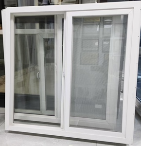 American Style PVC Sliding doppelt verglaste Fenster Hotel freundliches Rahmen design