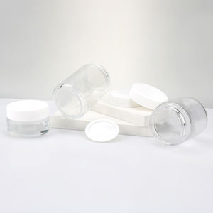 Frasco de Vidrio para Flores, Frasco de Lados Rectos, Recipiente para Almacenamiento de Alimentos a Prueba de Niños con Tapa Blanca Resistente a la Manipulación Infantil - Product Image 4