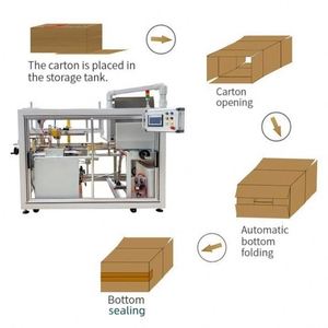 Máquina Automática de Alta Calidad para Armar Cajas de Cartón Verticalmente, para Empacar Alimentos y Bebidas, Hecha con Materiales de Plástico y Papel Duraderos - Product Image 6