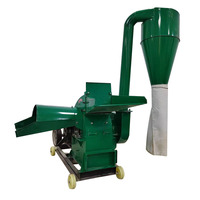 Broyeur à marteaux multifonctionnel à double trémie pour aliments du bétail, maïs, coques de riz, broyeur de maïs, machine à broyer les aliments pour animaux (porcs)