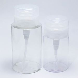 Customized 60 100 150 <b>200ml</b> 2oz 5oz Large Flat Shoulder Cosmetic Cleanser <b>Bottle</b> Plastic <b>Bottles</b> with Cap - Product Image 1