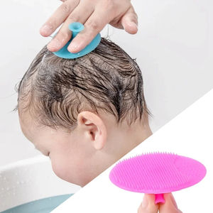 Cepillo de Silicona Suave para Lavar el Cabello de Bebés y Niños, con Peine Integrado para Baño - Product Image 6