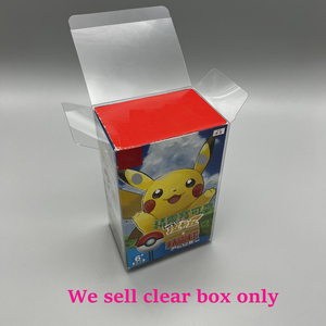 Boîte transparente pour collection <span class=keywords><strong>Pikachu</strong></span> version Japon/HK, boîte de rangement et de protection pour <span class=keywords><strong>Switch</strong></span> - Product Image 1