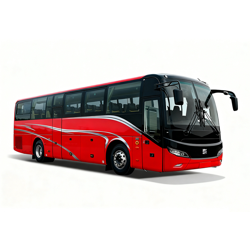12m luxury red coach bus customized