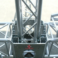 Componentes del Sistema de Elevación de Truss de Aluminio PLUSTRUSS para Soporte en Suelo, Torre de Elevación, Truss para Escenarios y Exhibiciones, y Manguito
