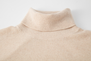 Fabricante de Suéteres de Punto Personalizados OEM/ODM para <span class=keywords><strong>Mujer</strong></span>, <span class=keywords><strong>Cuello</strong></span> <span class=keywords><strong>Alto</strong></span>, Corte Ajustado, Mezcla de Cachemira, Clásico, Minimalista, Manga Larga - Product Image 4