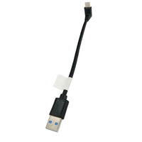 Cable USB 3.0 Tipo-A a USB-C de 90 Grados, 5Gbps de Alta Velocidad, Carga Rápida de 3A, PVC, para Teléfonos y Juegos