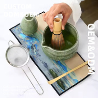 Nouveau service à thé matcha classique 100% fouet en bois de poterie japonaise pour café verres boîte-cadeau classique