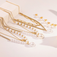 Ensemble de bijoux vintage pour femmes plaqué or 18 carats avec pierre verte, collier et boucles d'oreilles en filigrane, accessoires de mode tendance en acier inoxydable