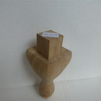 Pieds de canapé et de chaise en bois massif sculpté, style moderne et luxueux