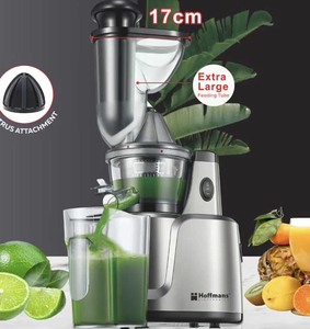 Meilleur prix HM-638 Hoffmans Extracteur <span class=keywords><strong>de</strong></span> jus lent 2-en-1 280W avec goulotte large <span class=keywords><strong>de</strong></span> 77 mm, presse-<span class=keywords><strong>fruits</strong></span> à froid pour revendeurs - Product Image 3