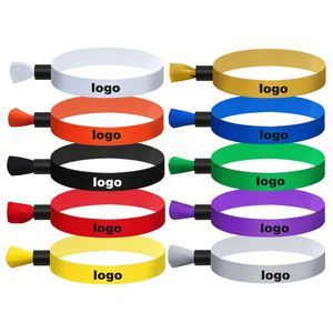 1000 Pulseras de Tela Personalizadas para Eventos, Pulseras Desechables de Colores, Ideales para Conciertos y Entradas a Clubes - Product Image 1