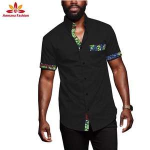 Vêtements <span class=keywords><strong>pour</strong></span> hommes africains en gros, mode <span class=keywords><strong>2020</strong></span>, t-shirt décontracté à manches courtes de haute qualité - Product Image 3