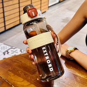 Extropd Sports Water Bottle 1000Ml Double Straw Portable For Outdoor Fitness Training - Product Image 4