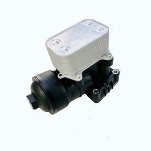 Carcasa de filtro enfriador de aceite de motor de alta calidad para Audi Seats Skodas 1,6 2,0 <span class=keywords><strong>Tdi</strong></span> 03L115389H 03L115389G radiador enfriador de aceite - Product Image 1