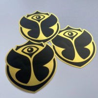 Autocollants personnalisés en PVC autocollants avec logo, impression personnalisée, matériau métallique or et argent, autocollants découpés à la forme, imperméables