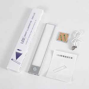 Xách Tay Ultrathin PIR Cảm Biến Chuyển Động Đèn Chiếu Sáng Không Dây USB Sạc <span class=keywords><strong>Led</strong></span> Dưới Ánh Sáng Tủ <span class=keywords><strong>Bar</strong></span> - Product Image 5