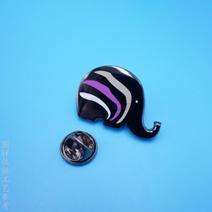 Badge en métal Ant-Man & The Wasp, broche avec logo personnalisé, boucle papillon sans nickel, forme irrégulière, cadeau - Product Image 4