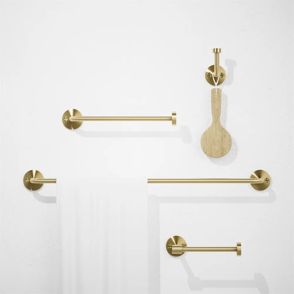 MAXERY Good Quality Stainless Steel Bathroom Accessory Fittings and Bathroom Accessories Hardware Set