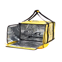 Sac de livraison de nourriture imperméable à l'eau, haute Performance thermique Talabat boisson Pizza vélo vente en gros sac de livraison pour moto